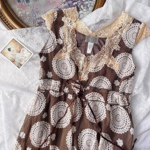 Super cute midi vintage lace dress from 213